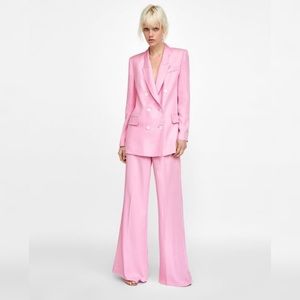 NWOT Zara Pink Blazer
